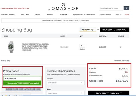 Jomashop Coupons 